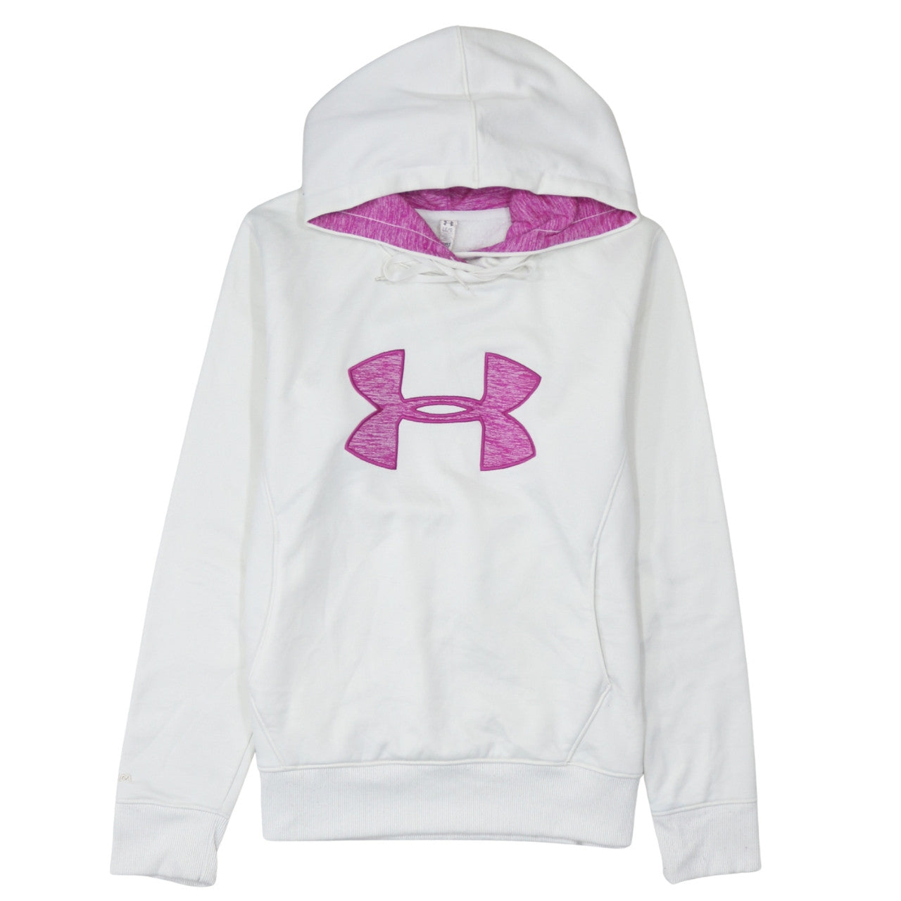 Womens UK Size L Under armour White Pullover Hoodie