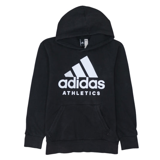 Mens UK Size S adidas Black Pullover Hoodie