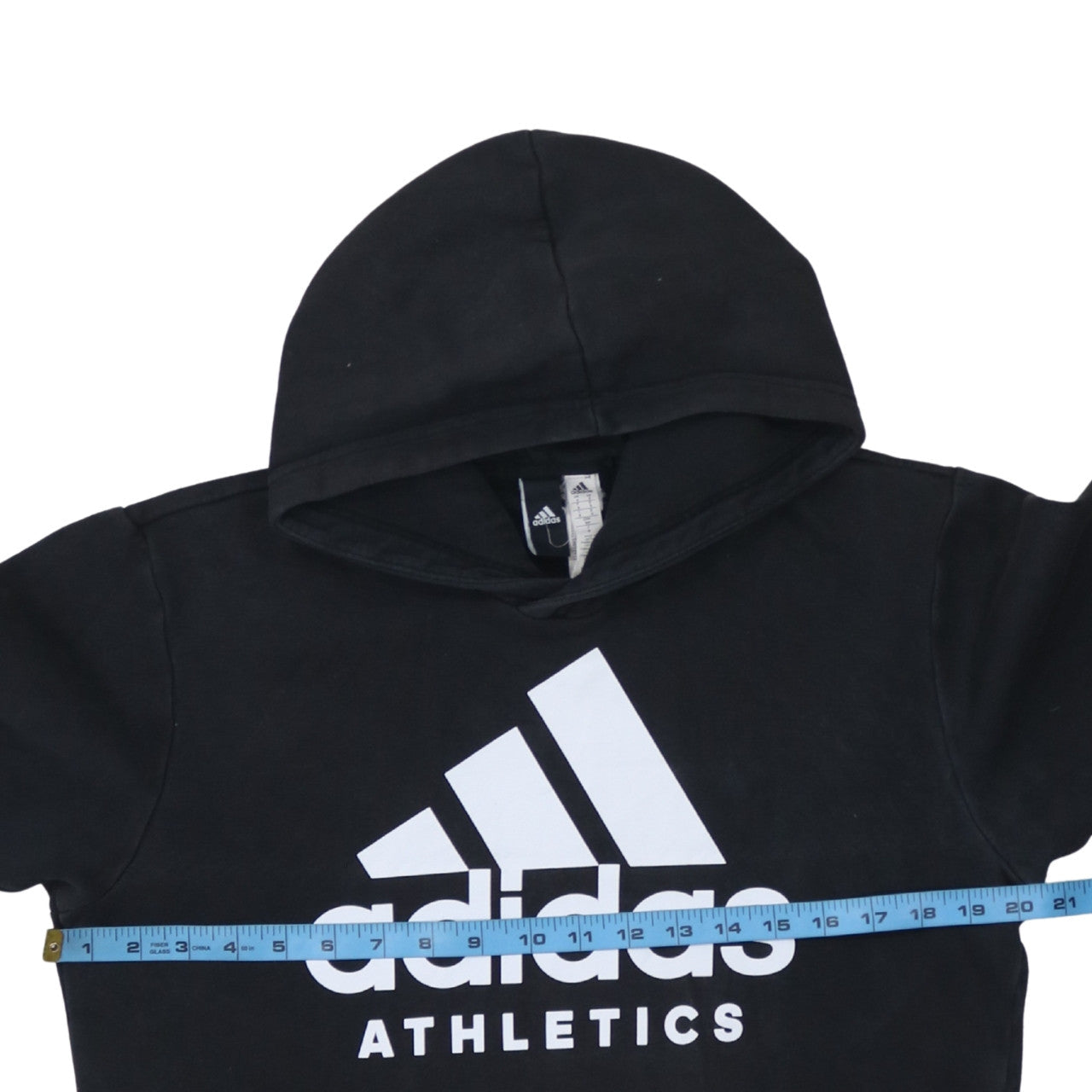 Mens UK Size S adidas Black Pullover Hoodie