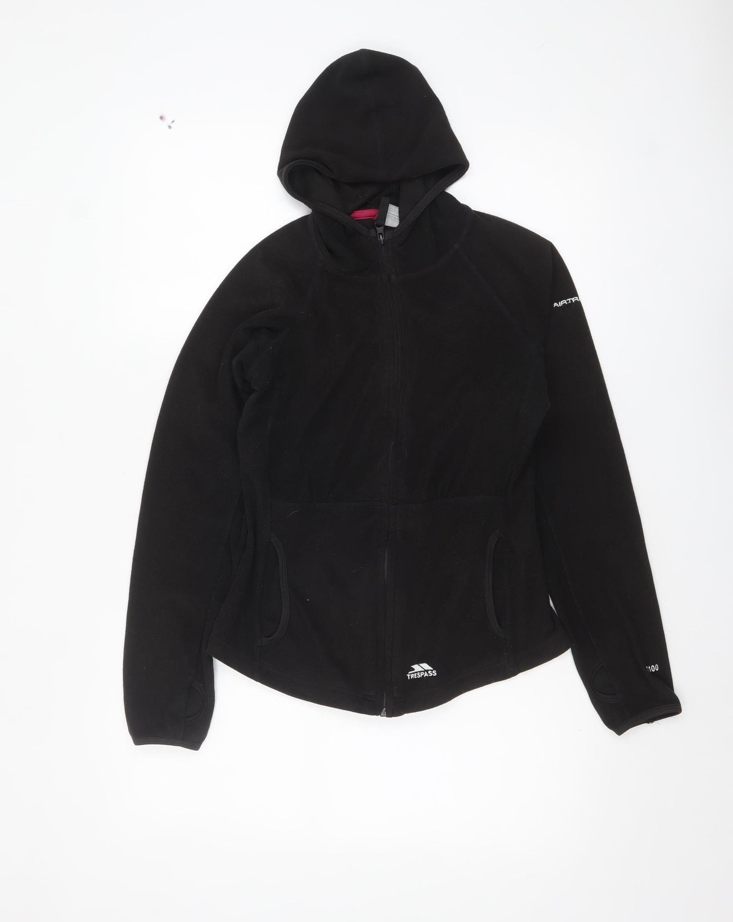 Womens UK Size 10 Trespass Black Full Zip Hoodie