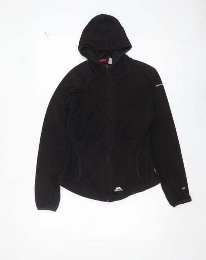 Womens UK Size 10 Trespass Black Full Zip Hoodie