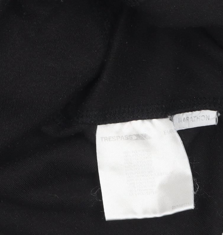 Womens UK Size 10 Trespass Black Full Zip Hoodie
