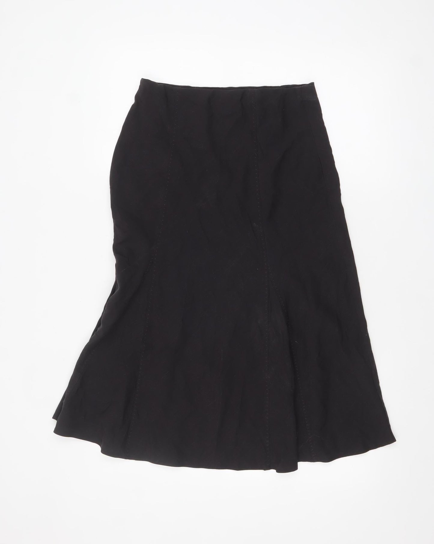 Marks and Spencer Women’s Brown A-Line Midi Skirt Size 8