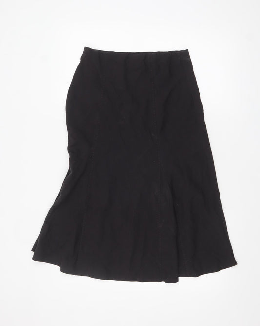Marks and Spencer Women’s Brown A-Line Midi Skirt Size 8