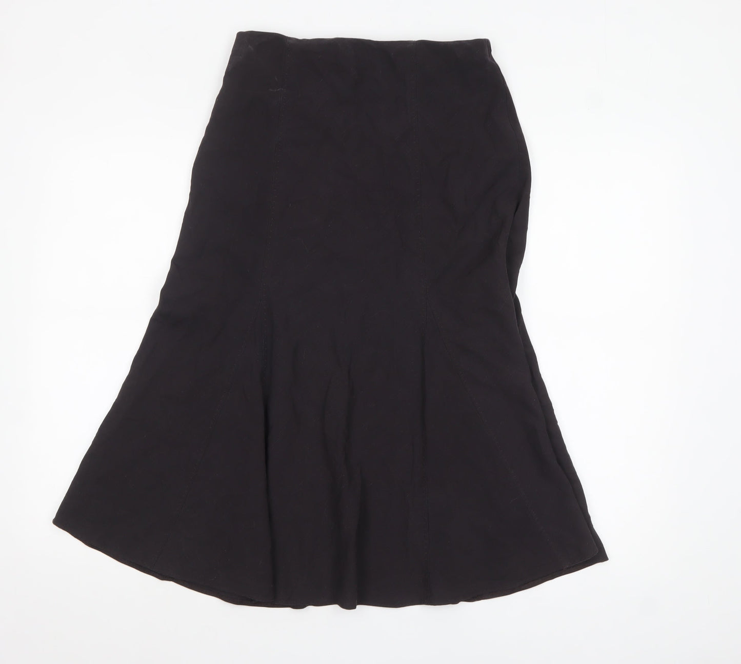 Marks and Spencer Women’s Brown A-Line Midi Skirt Size 8