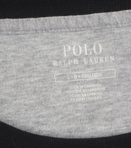 Mens UK Size L Polo Ralph Lauren Multicoloured Pullover Sweatshirt