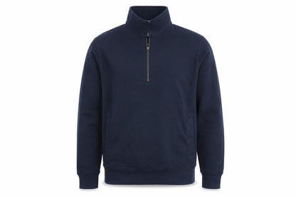 Mens UK Size M White Stuff Blue 1/2 Zip Sweatshirt