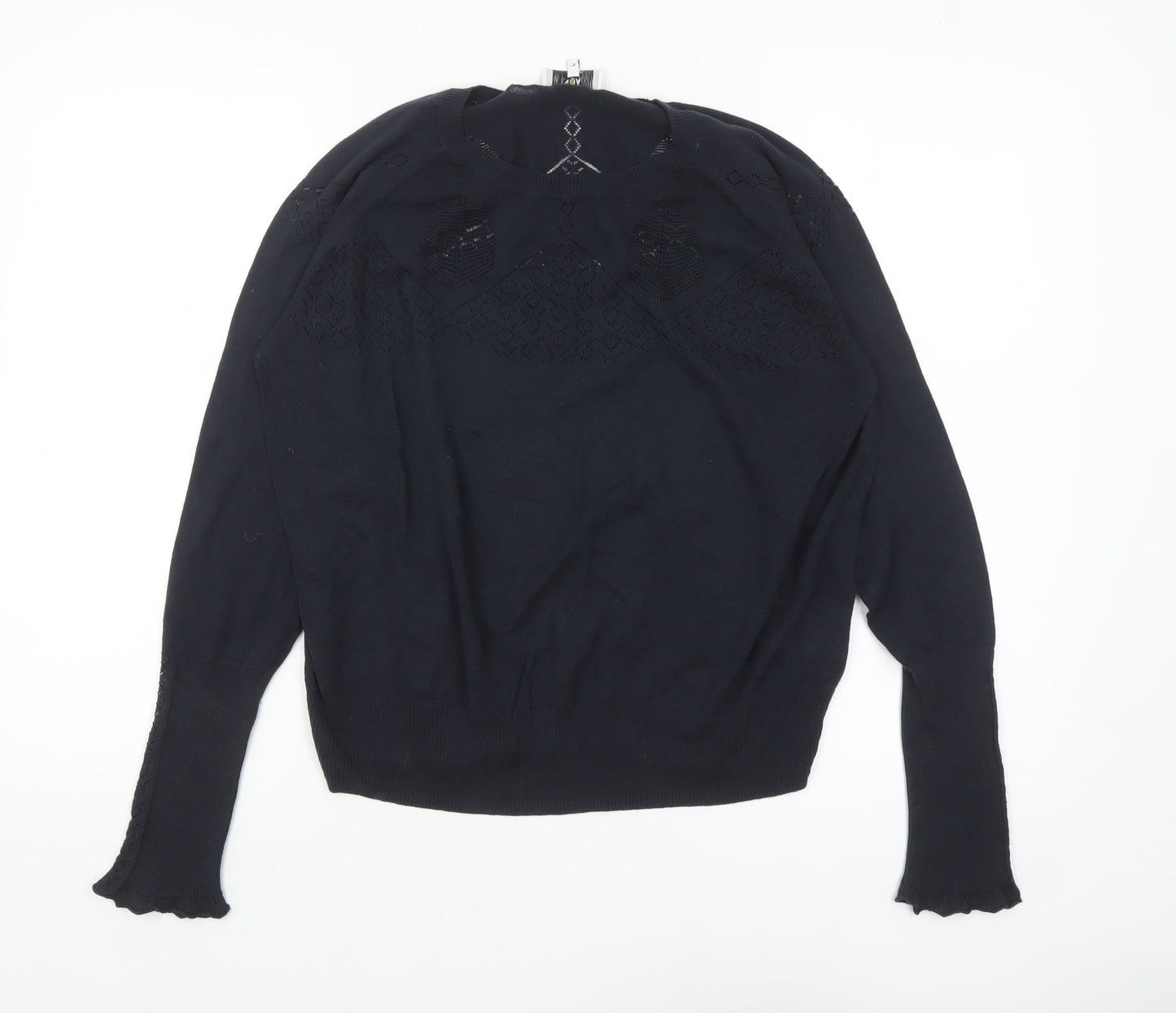 Womens UK Size L Noa Noa Black Pullover Jumper