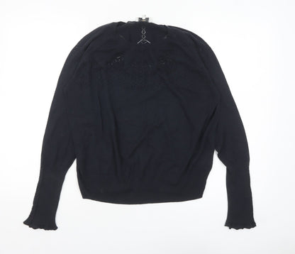 Womens UK Size L Noa Noa Black Pullover Jumper
