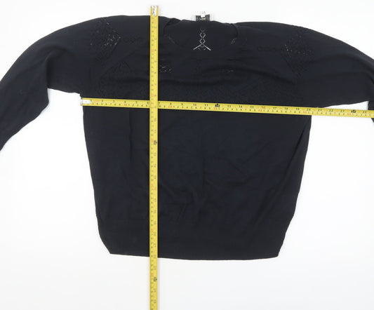 Womens UK Size L Noa Noa Black Pullover Jumper