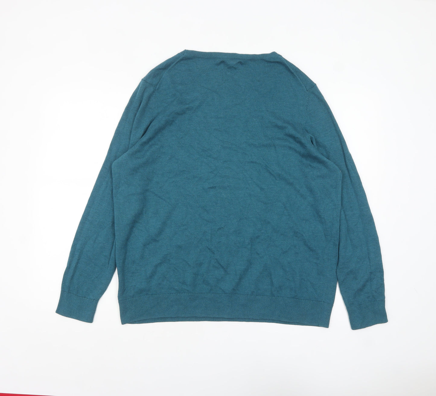 Womens UK Size 2XL Amazon Essentials Blue Pullover Jumper