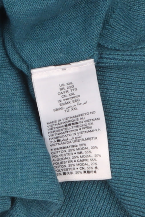 Womens UK Size 2XL Amazon Essentials Blue Pullover Jumper