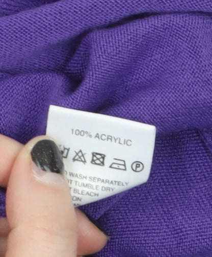 Womens UK Size 12 Eastex Purple Pullover Jumper