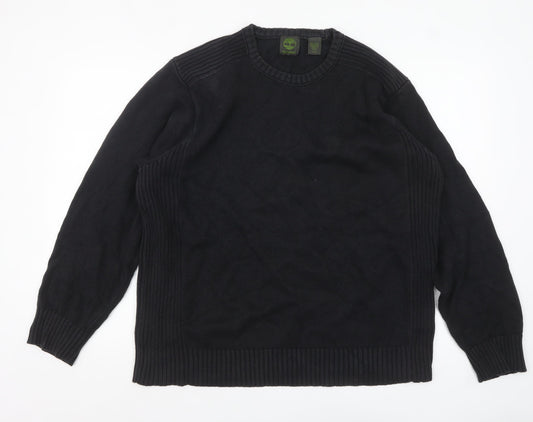 Mens UK Size L Timberland Black Pullover Jumper
