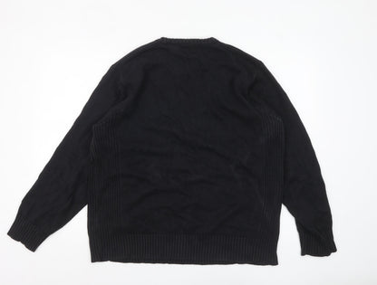 Mens UK Size L Timberland Black Pullover Jumper