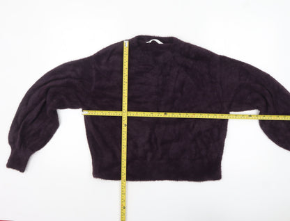 Marks and Spencer Women’s Purple Knit Long Sleeve Pullover Jumper M