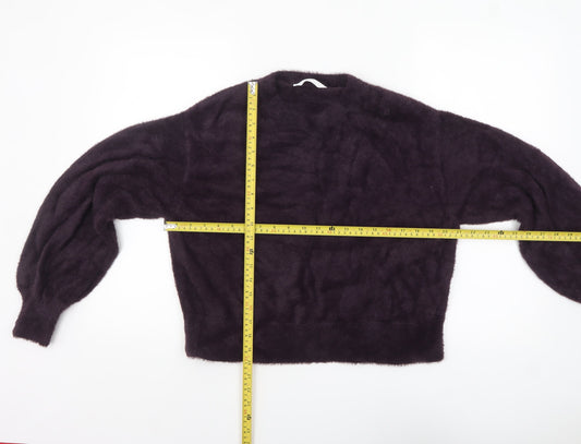Marks and Spencer Women’s Purple Knit Long Sleeve Pullover Jumper M