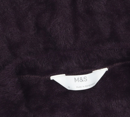 Marks and Spencer Women’s Purple Knit Long Sleeve Pullover Jumper M