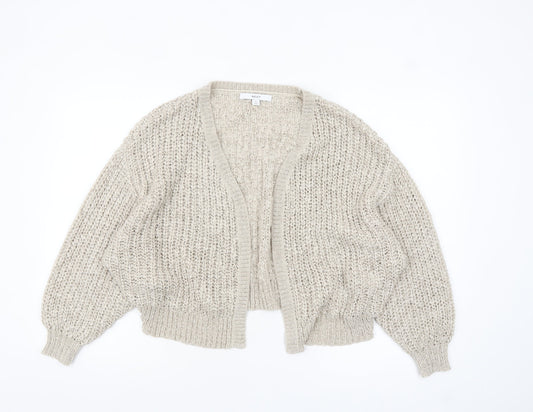 Womens UK Size S NEXT Beige Cardigan Jumper