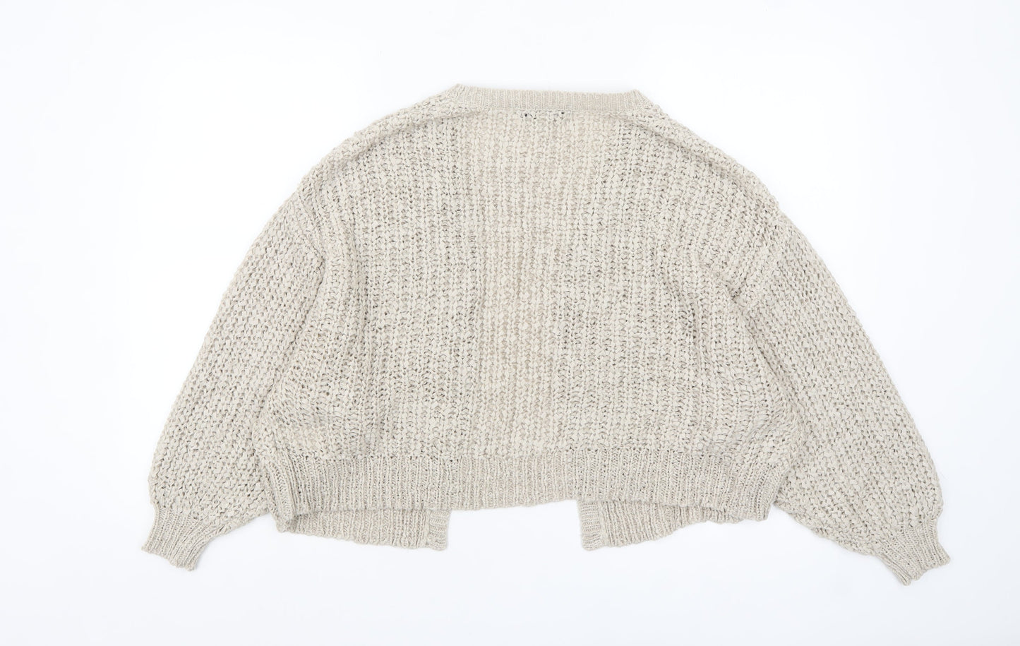 Womens UK Size S NEXT Beige Cardigan Jumper