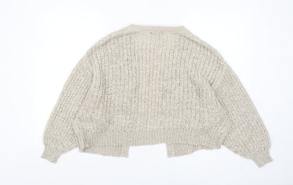 Womens UK Size S NEXT Beige Cardigan Jumper