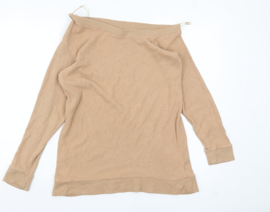 Womens UK Size 10 River Island Beige Pullover Jumper