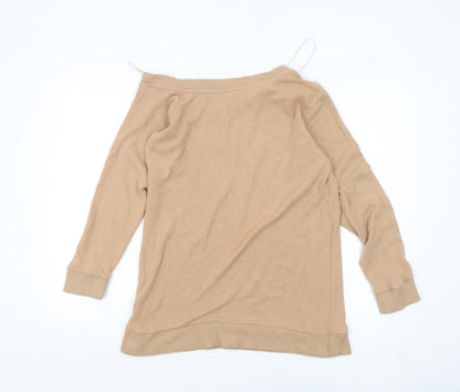 Womens UK Size 10 River Island Beige Pullover Jumper