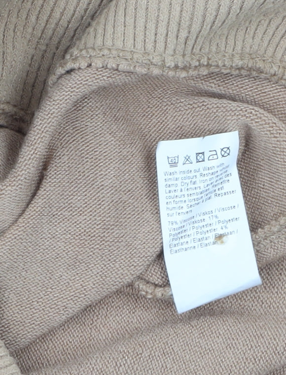 Womens UK Size 10 River Island Beige Pullover Jumper