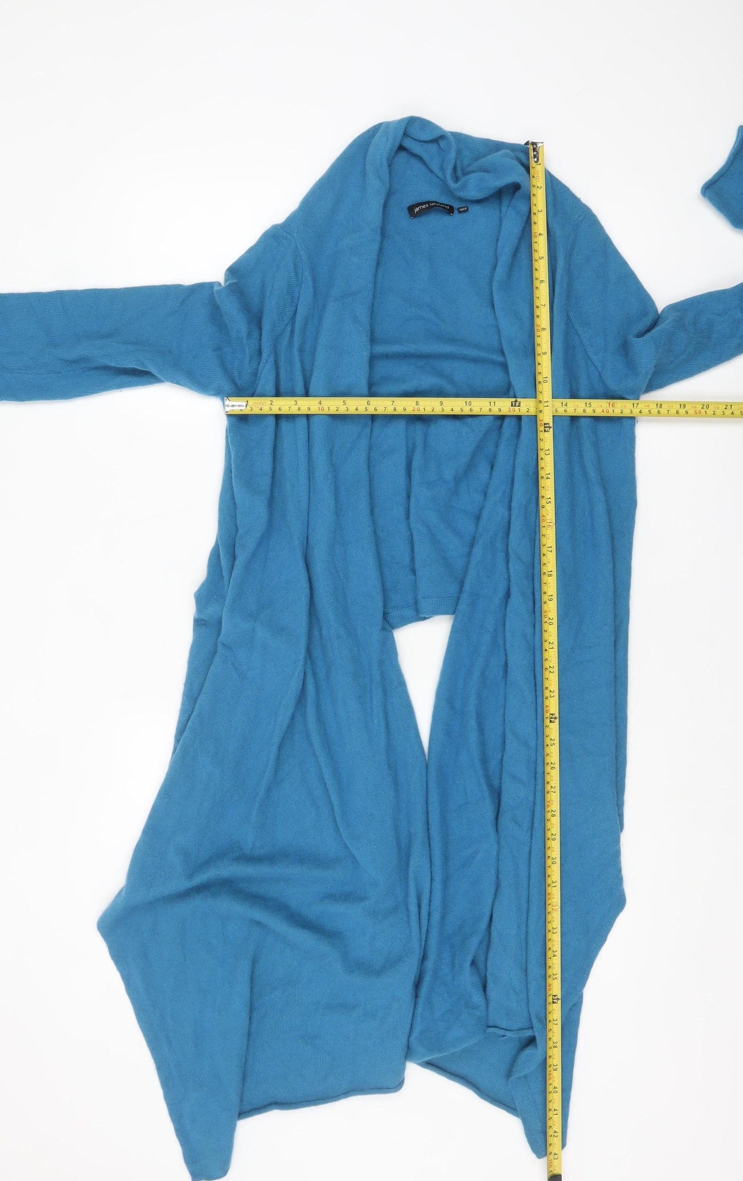 Womens UK Size 12 James Lakeland Blue Cardigan Jumper
