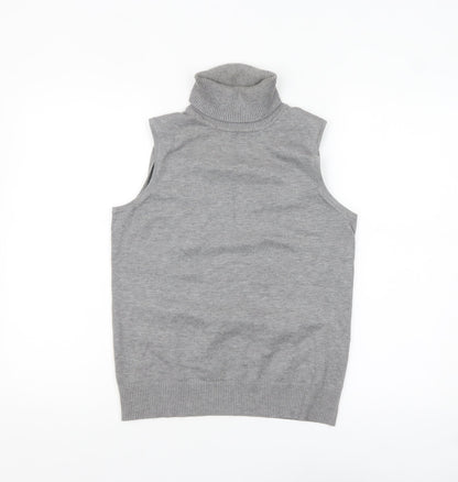 Womens UK Size S Cable & Gauge Grey Basic Tank