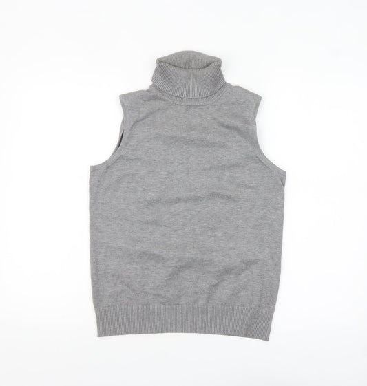 Womens UK Size S Cable & Gauge Grey Basic Tank
