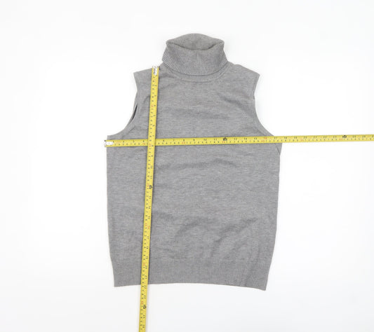 Womens UK Size S Cable & Gauge Grey Basic Tank