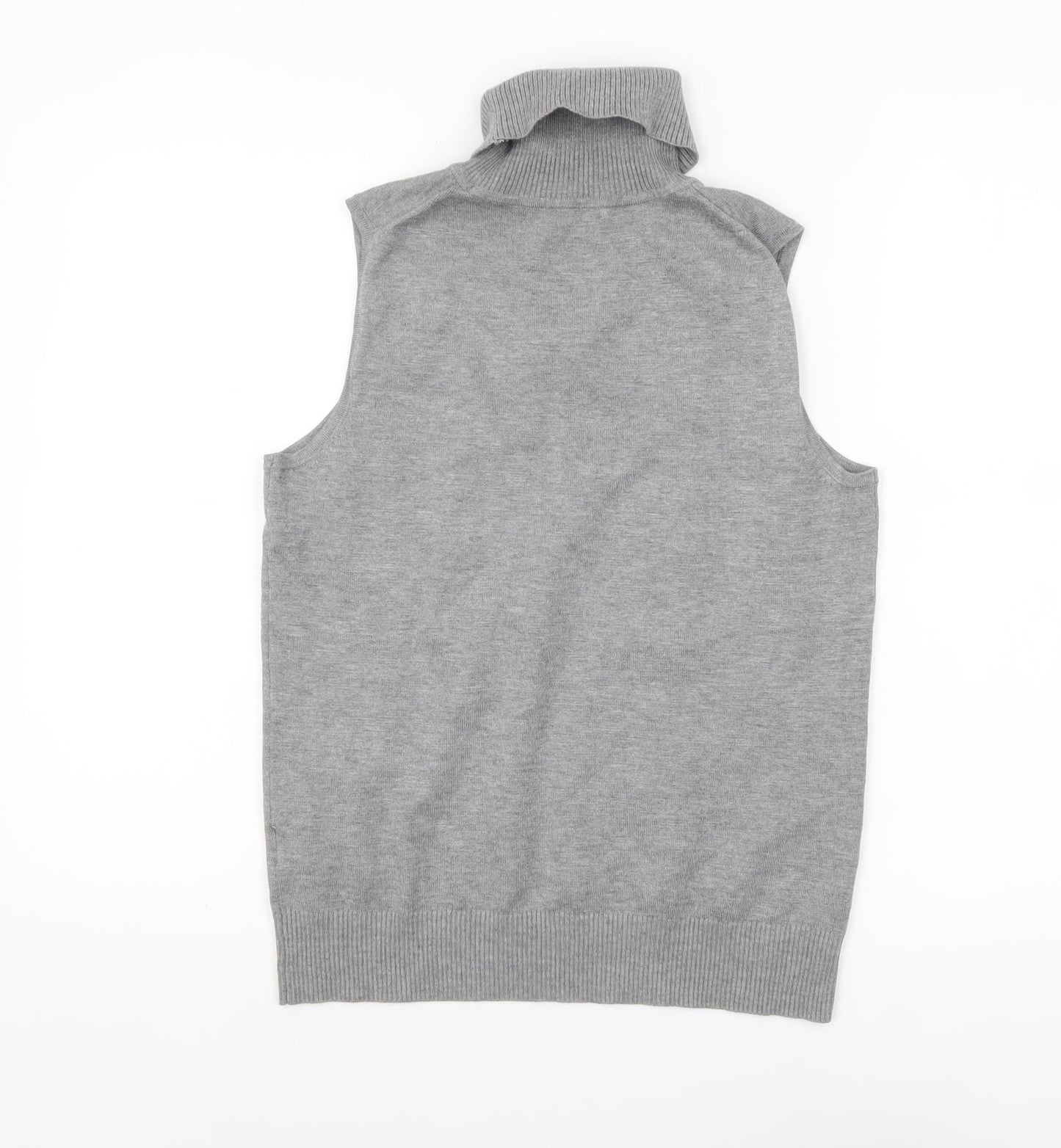 Womens UK Size S Cable & Gauge Grey Basic Tank