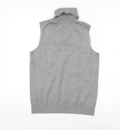 Womens UK Size S Cable & Gauge Grey Basic Tank