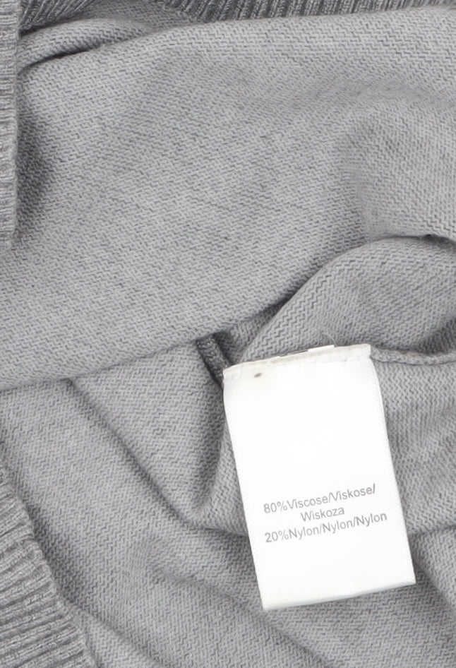 Womens UK Size S Cable & Gauge Grey Basic Tank