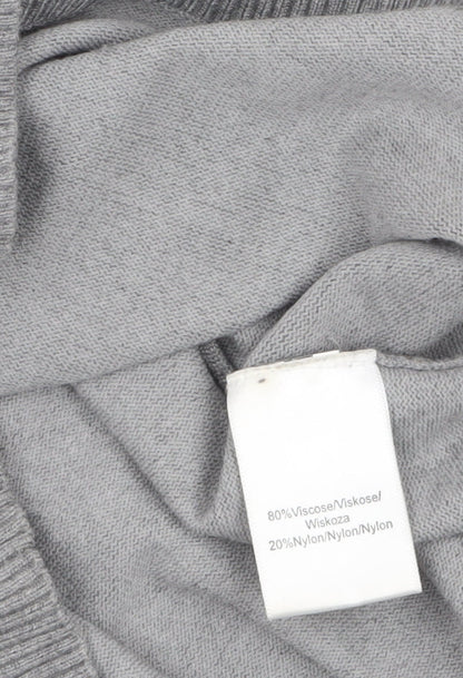 Womens UK Size S Cable & Gauge Grey Basic Tank