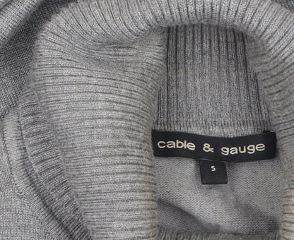 Womens UK Size S Cable & Gauge Grey Basic Tank