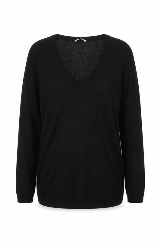 Womens UK Size S NICOLE FARHI Black Pullover Jumper