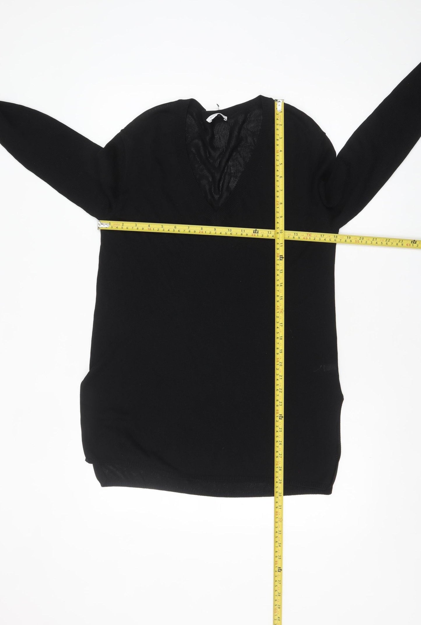 Womens UK Size S NICOLE FARHI Black Pullover Jumper