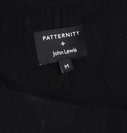 Womens UK Size M Patternity + John Lewis Relaxed Fit CasualTravelWorkwear Black