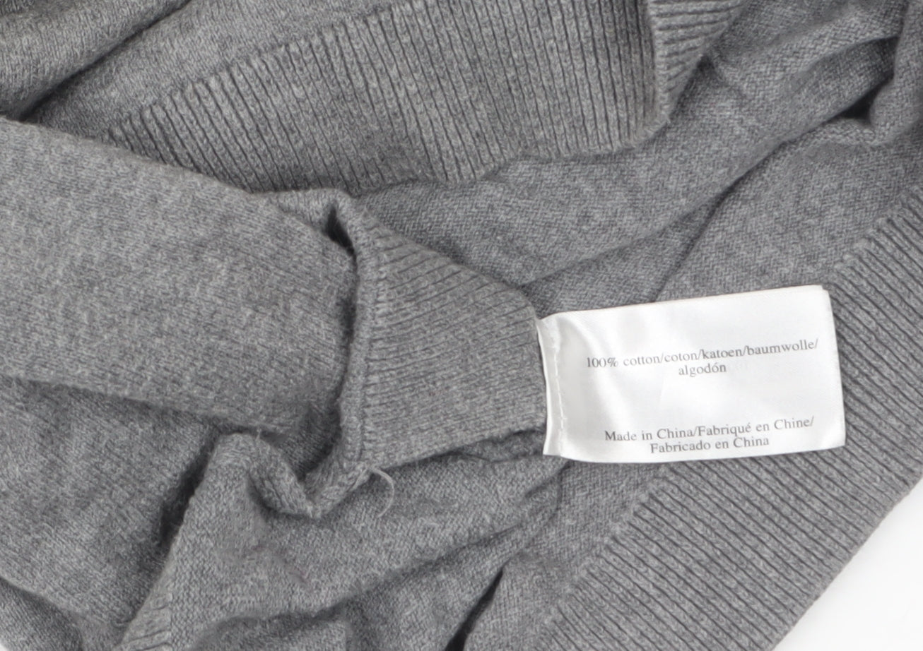 Womens UK Size M Laura Ashley Grey Pullover Jumper