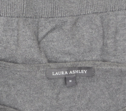 Womens UK Size M Laura Ashley Grey Pullover Jumper
