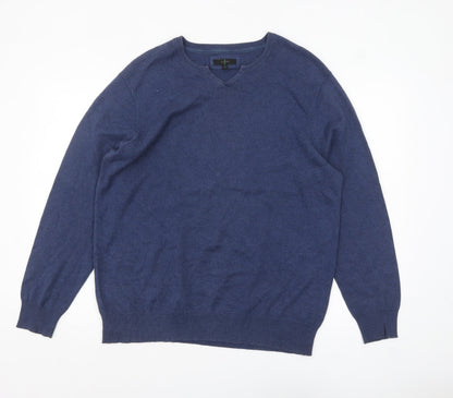 Mens UK Size L Jasper Conran Blue Pullover Jumper
