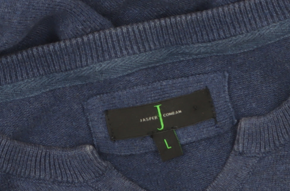 Mens UK Size L Jasper Conran Blue Pullover Jumper