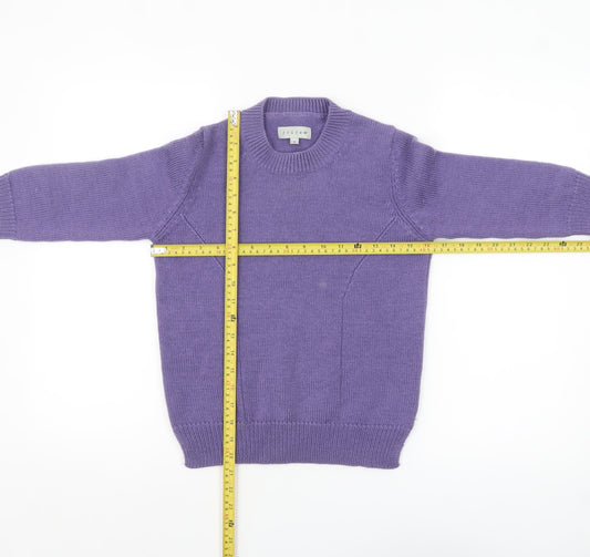 Womens UK Size S Jigsaw Purple Pullover Jumper