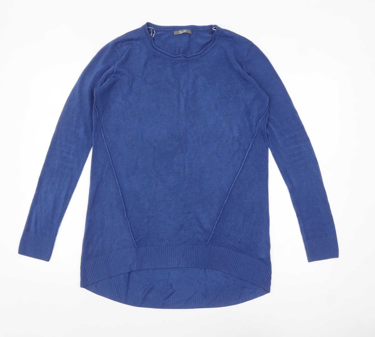 Womens UK Size 10 South Blue Pullover Jumper