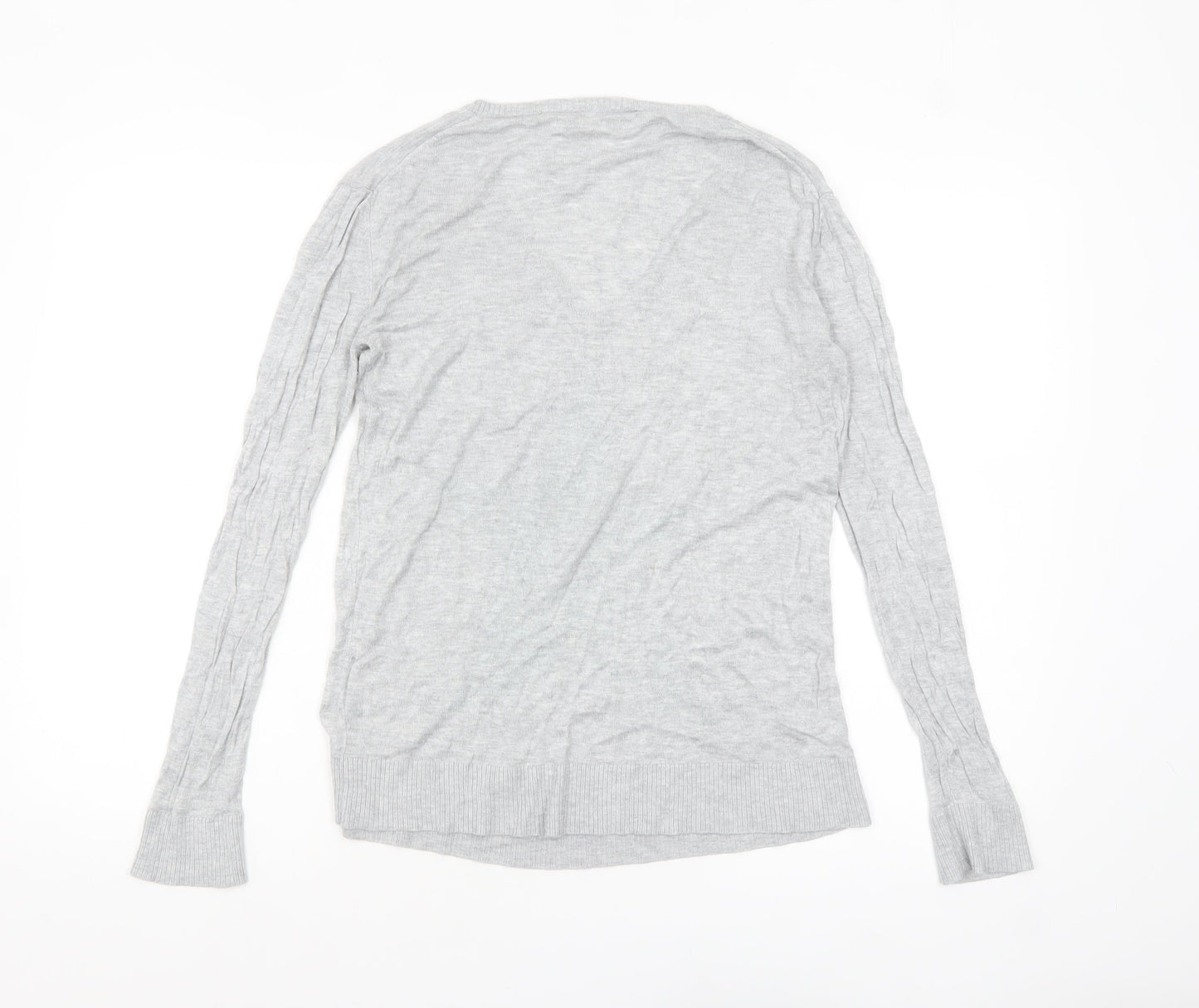Womens UK Size S Hush Grey Pullover Jumper