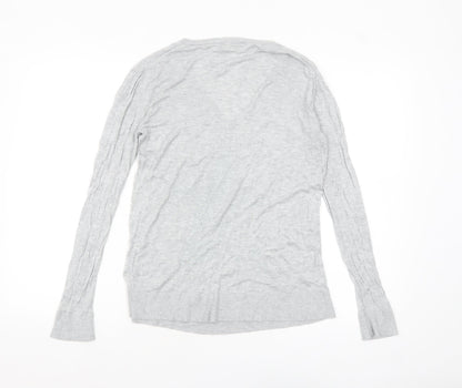 Womens UK Size S Hush Grey Pullover Jumper