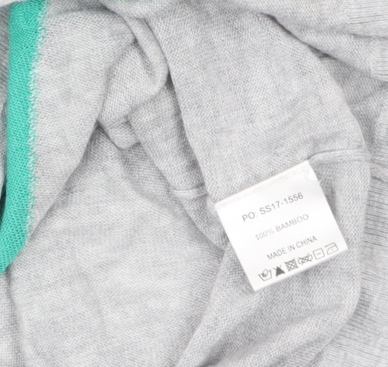 Womens UK Size S Hush Grey Pullover Jumper