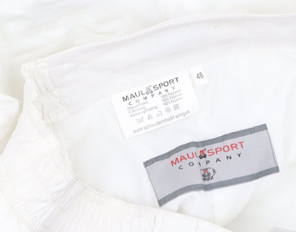 Womens UK Size 20 Maul Sport Company Regular Fit Snow Pants White Trousers